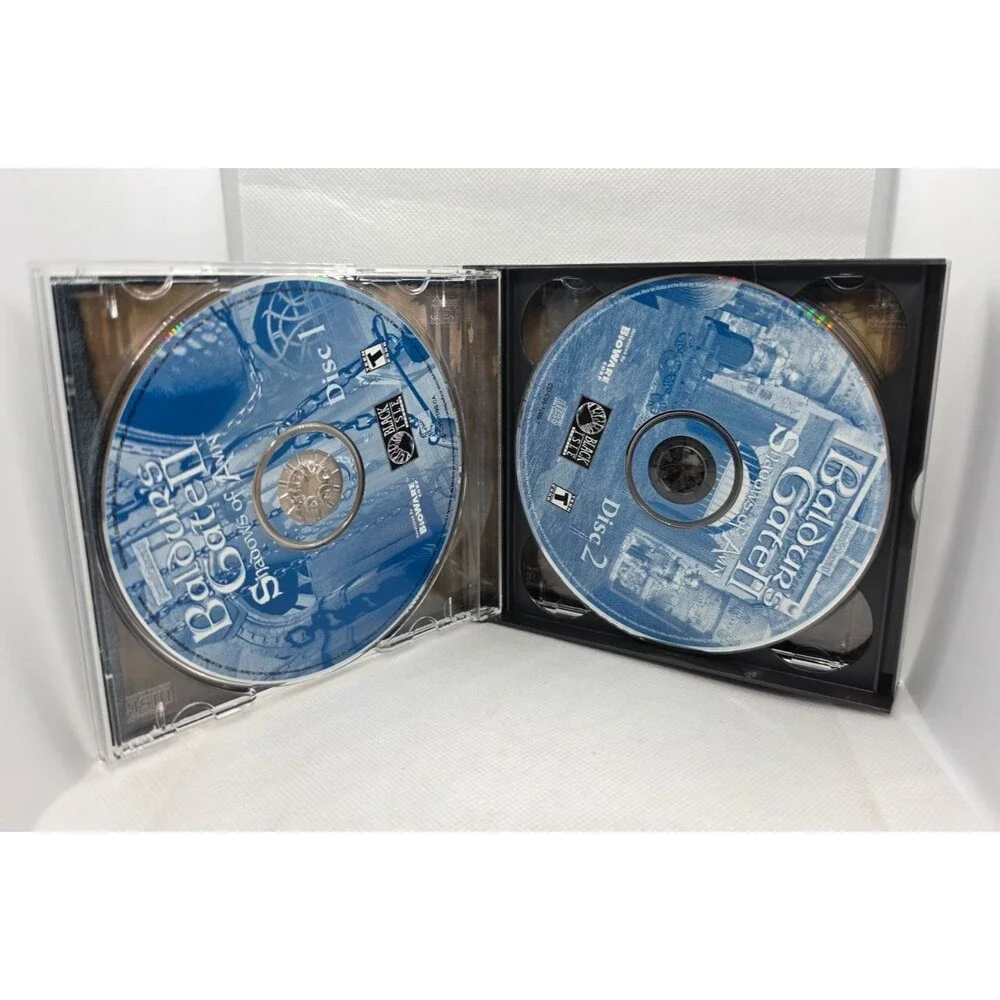 Baldur’s Gate II: Shadows of Amn + Throne of Bhaal PC CD-ROM Lot BioWare
